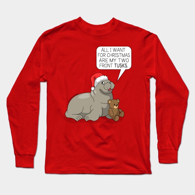 WALRUS BABY - ZOODRAWS COMIC Long Sleeve T-Shirt by Zoodraws